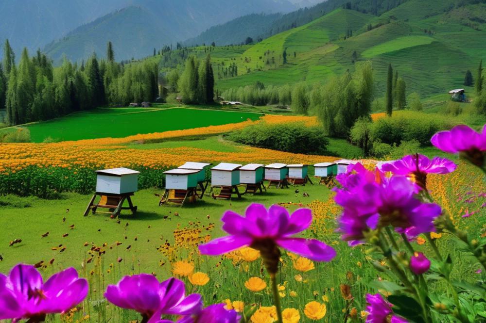 thriving-beekeeping-in-kashmir-seasonal-migration